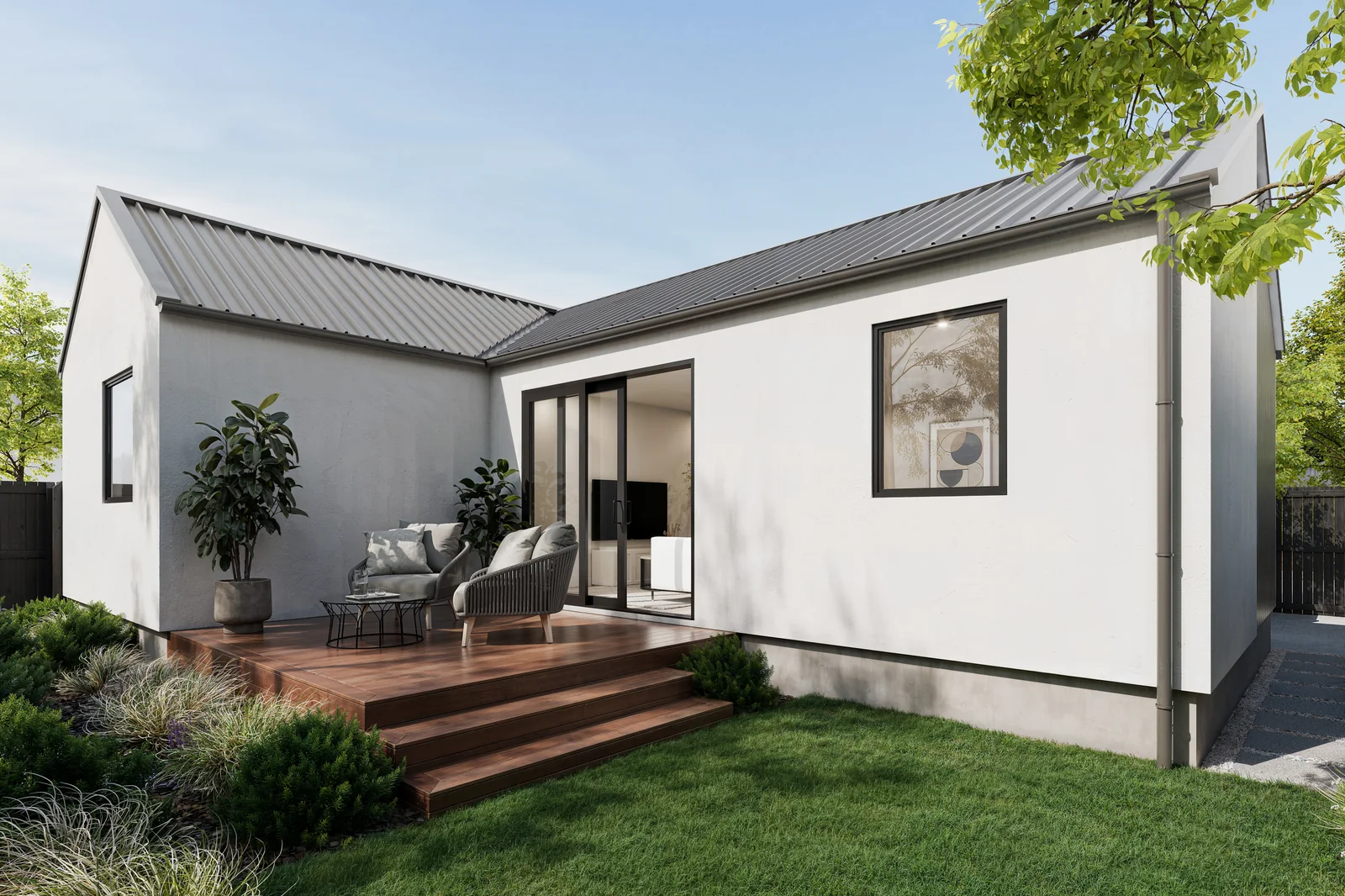 Private outdoor area render for 37 Sylvan Street